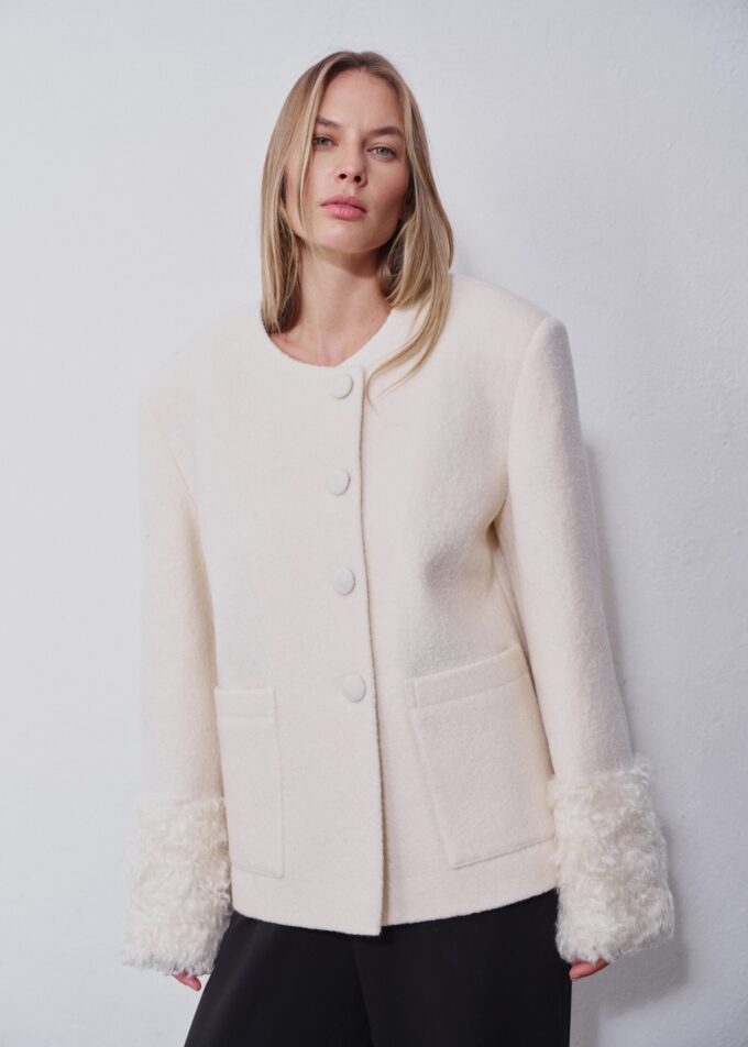 Vera Cream Wool Jacket