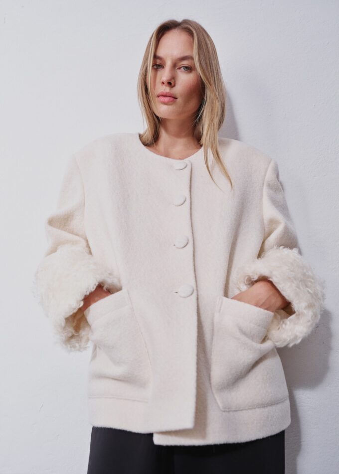 Vera Cream Wool Jacket