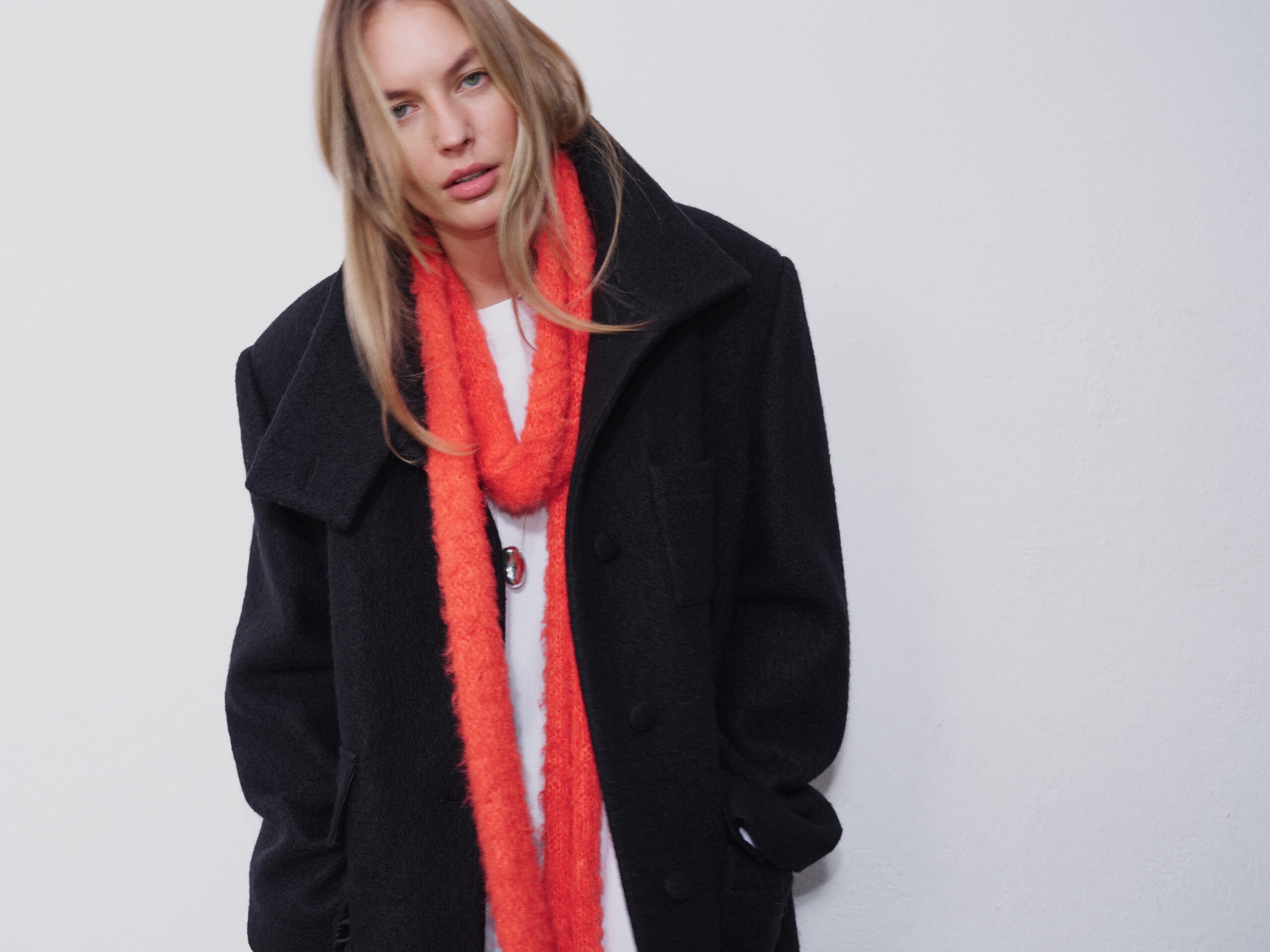 Tatum Black Wool Coat 2.0 - obrazek 6