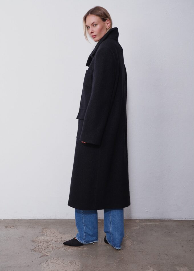 Tatum Black Wool Coat 2.0