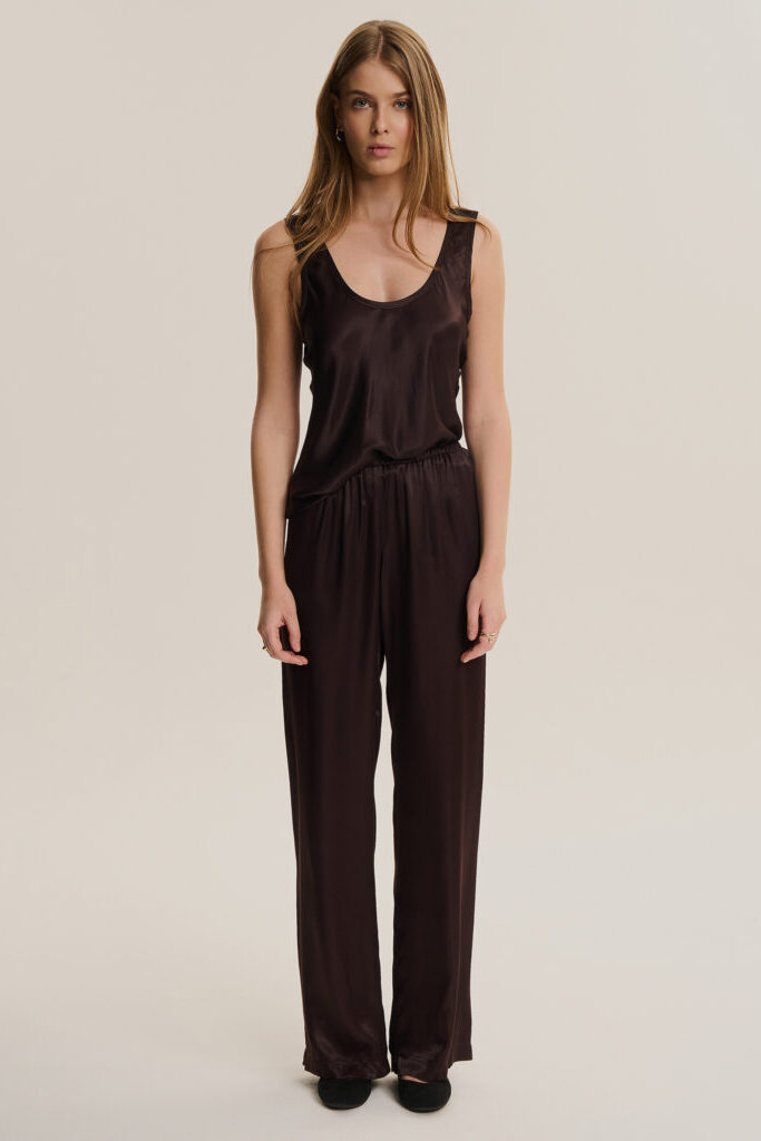 Spodnie Sunset Satin Brown