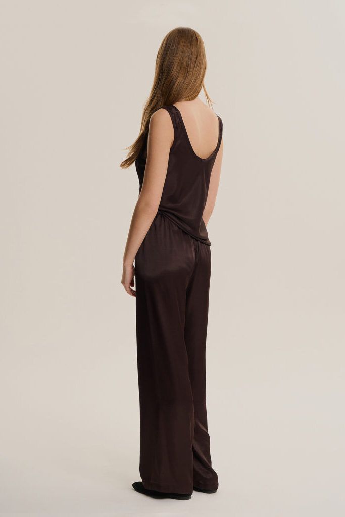 Spodnie Sunset Satin Brown - obrazek 5