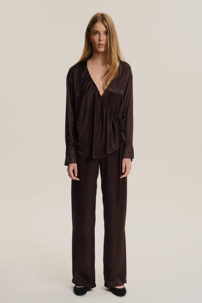 Spodnie Sunset Satin Brown