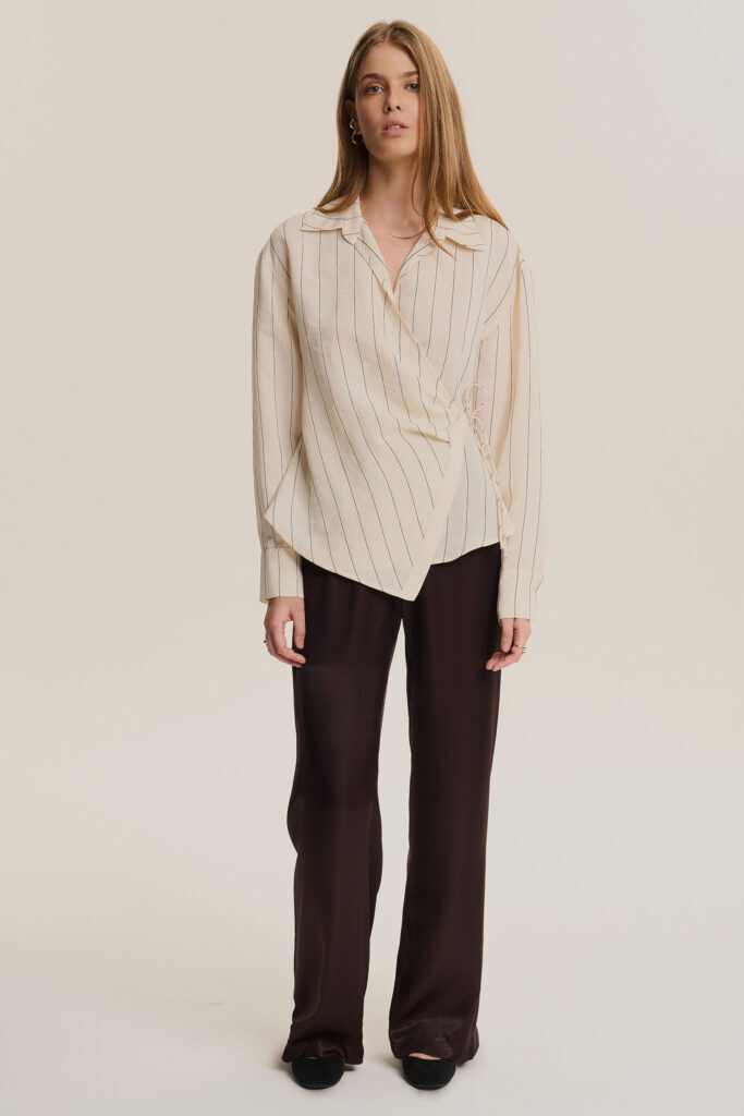 Spodnie Sunset Satin Brown - obrazek 3