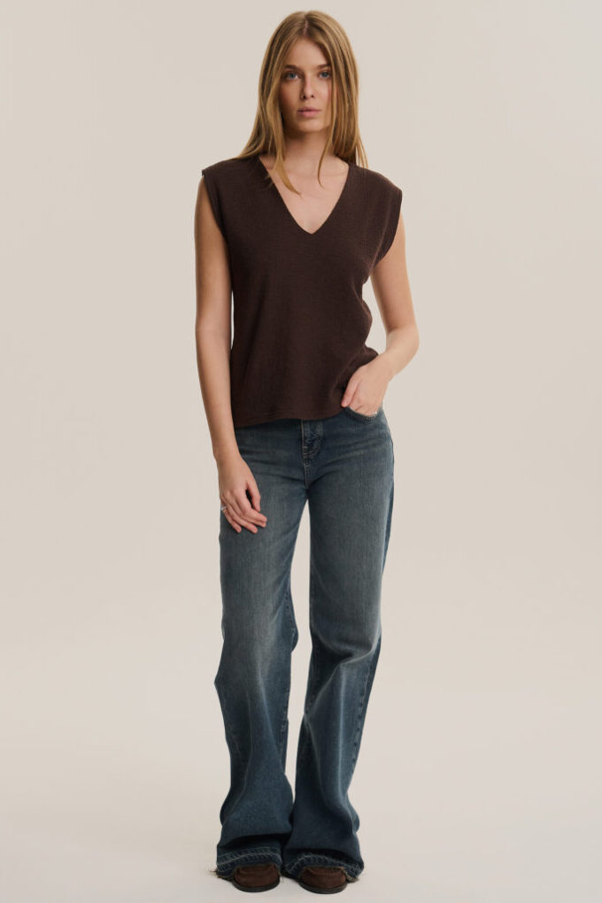 Kamizelka Margot Brown