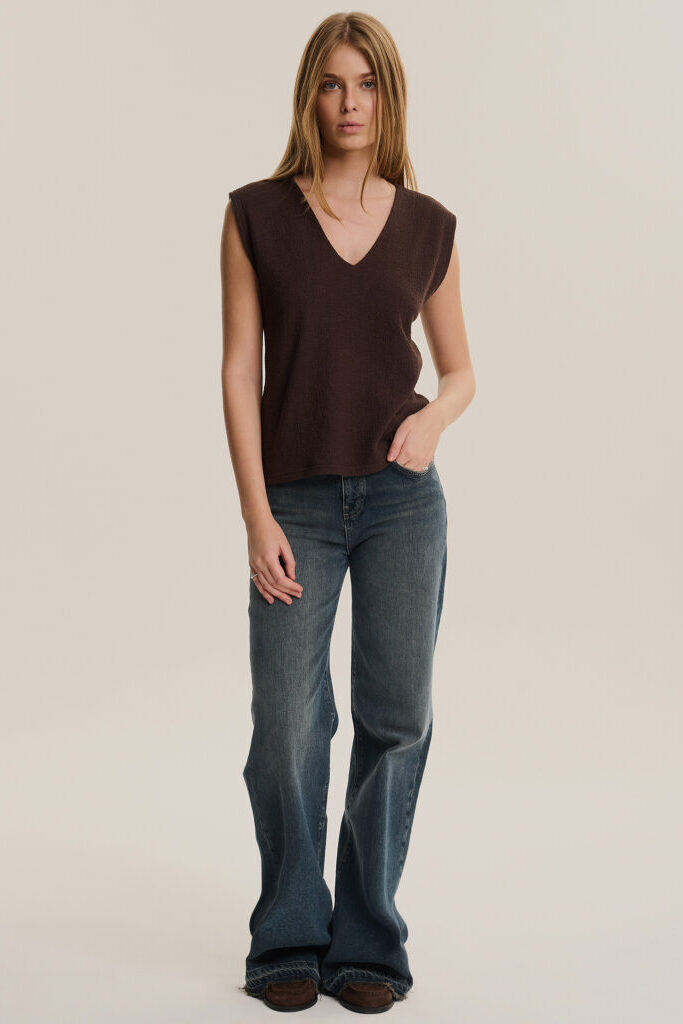 Kamizelka Margot Brown