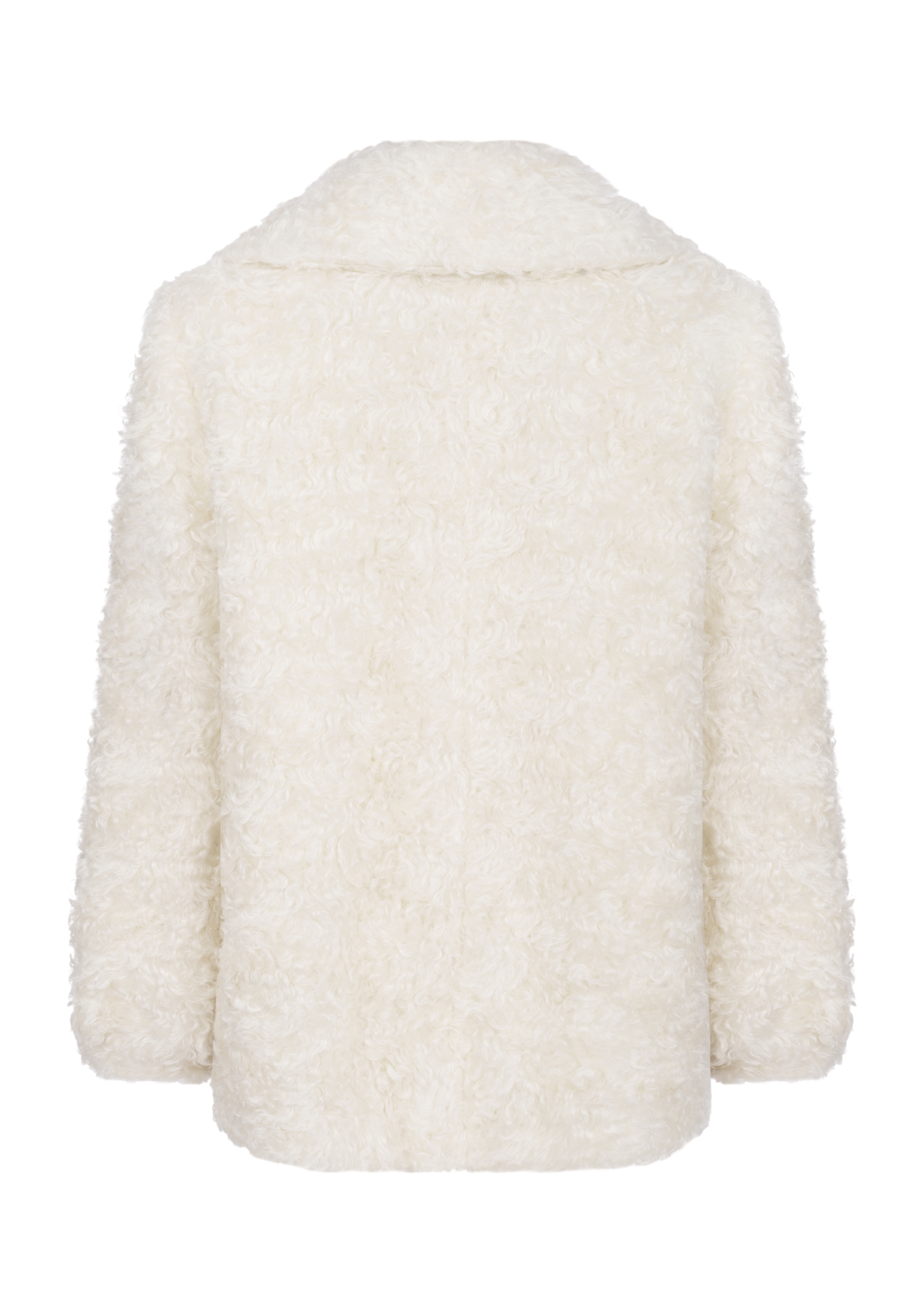 Stephanie Mohair Fur Coat - obrazek 2