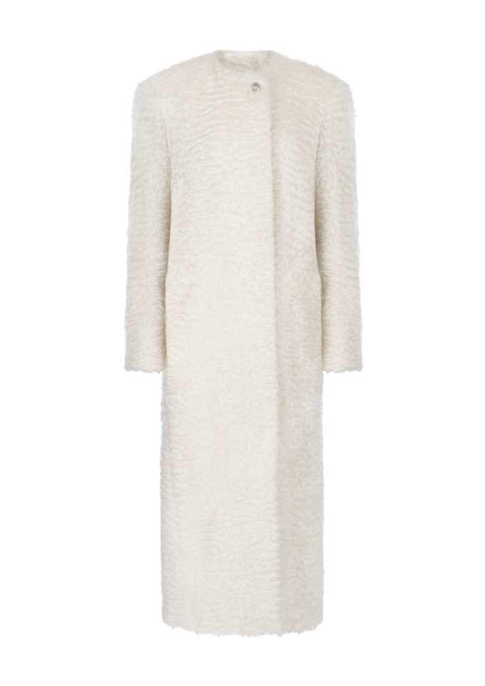 Arke Cream Fur Coat