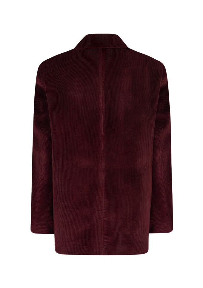 Alma Burgundy Corduroy Blazer