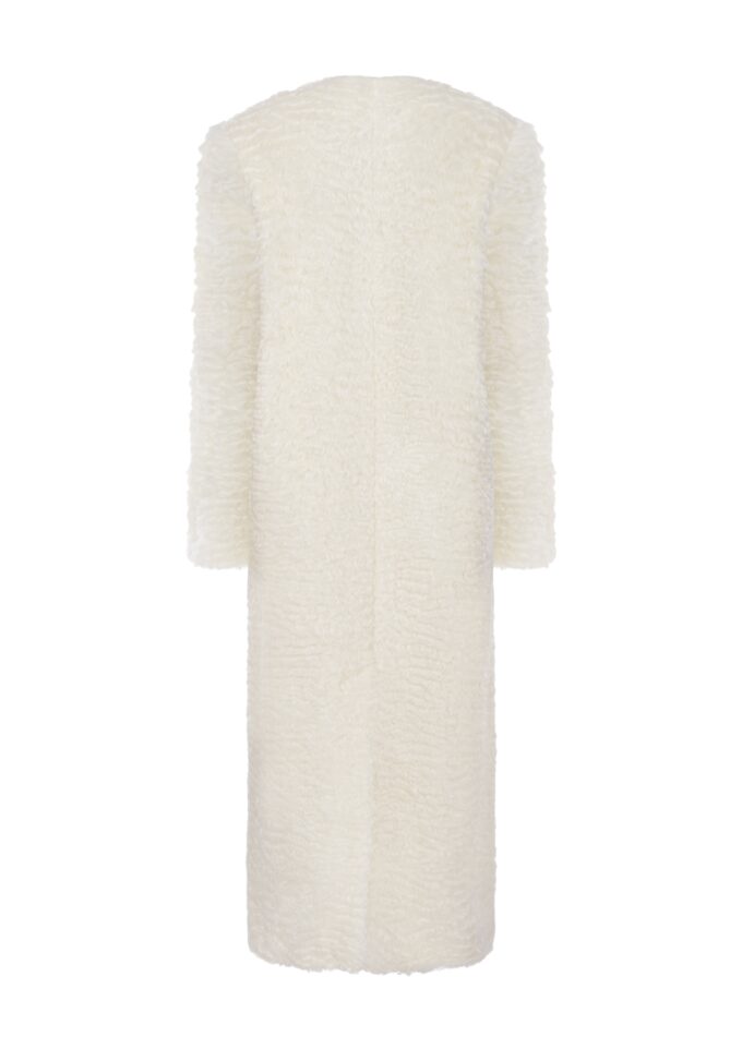 Arke Cream Fur Coat
