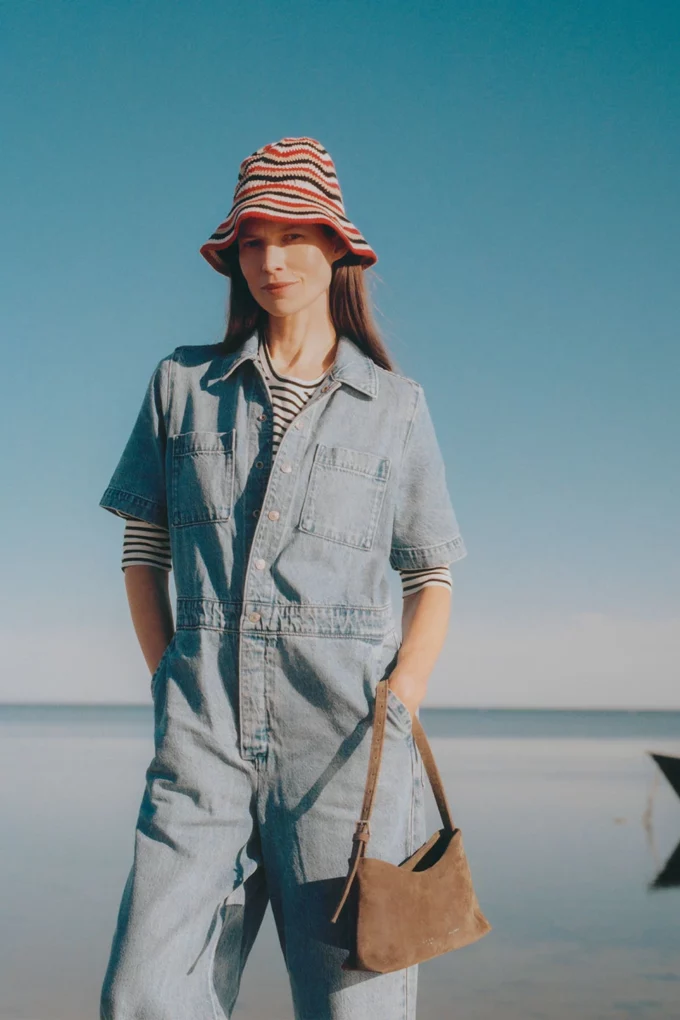 Atom Dia Mini Bag Zamsz Brązowy