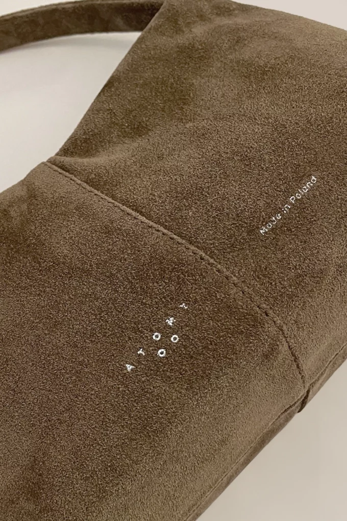 Atom Dia Mini Bag Zamsz Brązowy