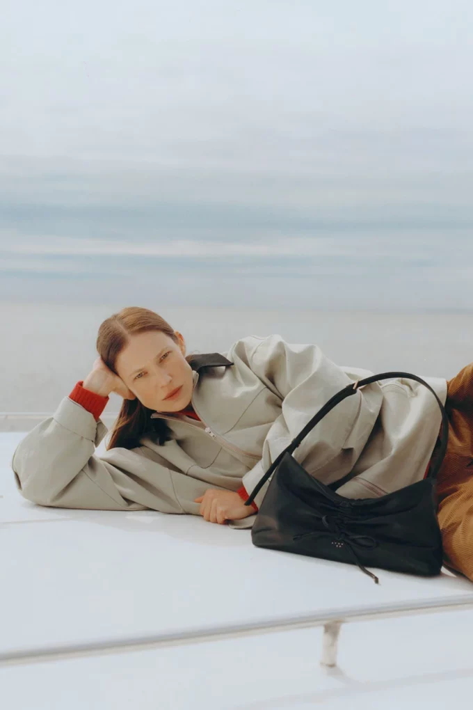 Atom Dia Bow Bag Czarny