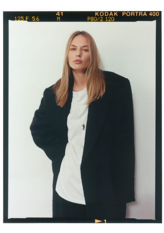 Ruben Black Alpaca Coat