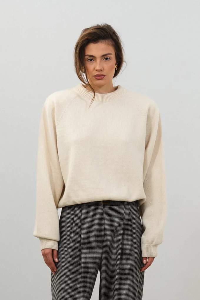 Sweter 01 Krem
