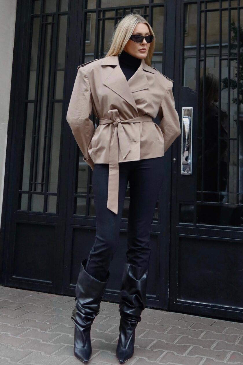Ambition Short Trench Coat - obrazek 3