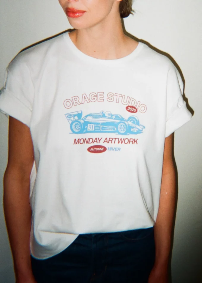 T-shirt Monday x Orage Oversize