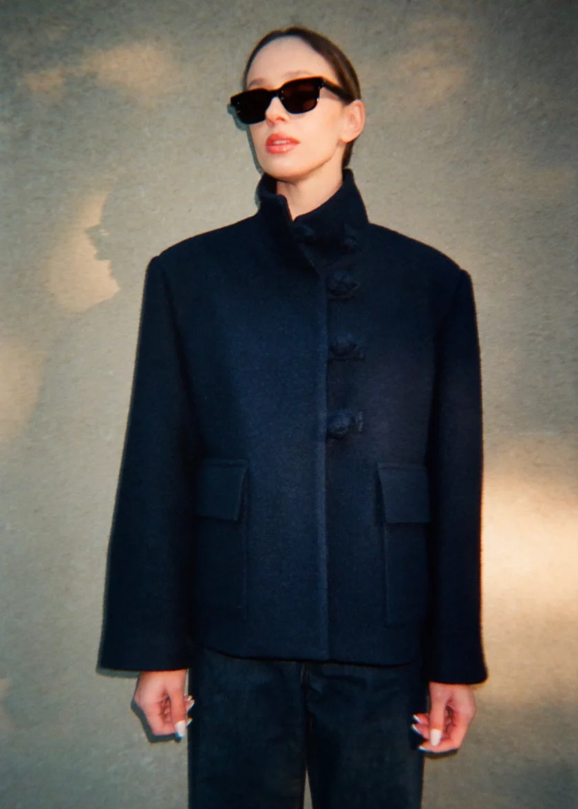 Kurtka Mei Navy - obrazek 3