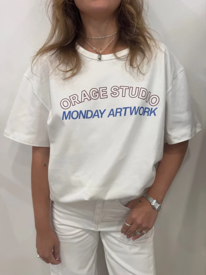 T-shirt Monday x Orage Oversize Print