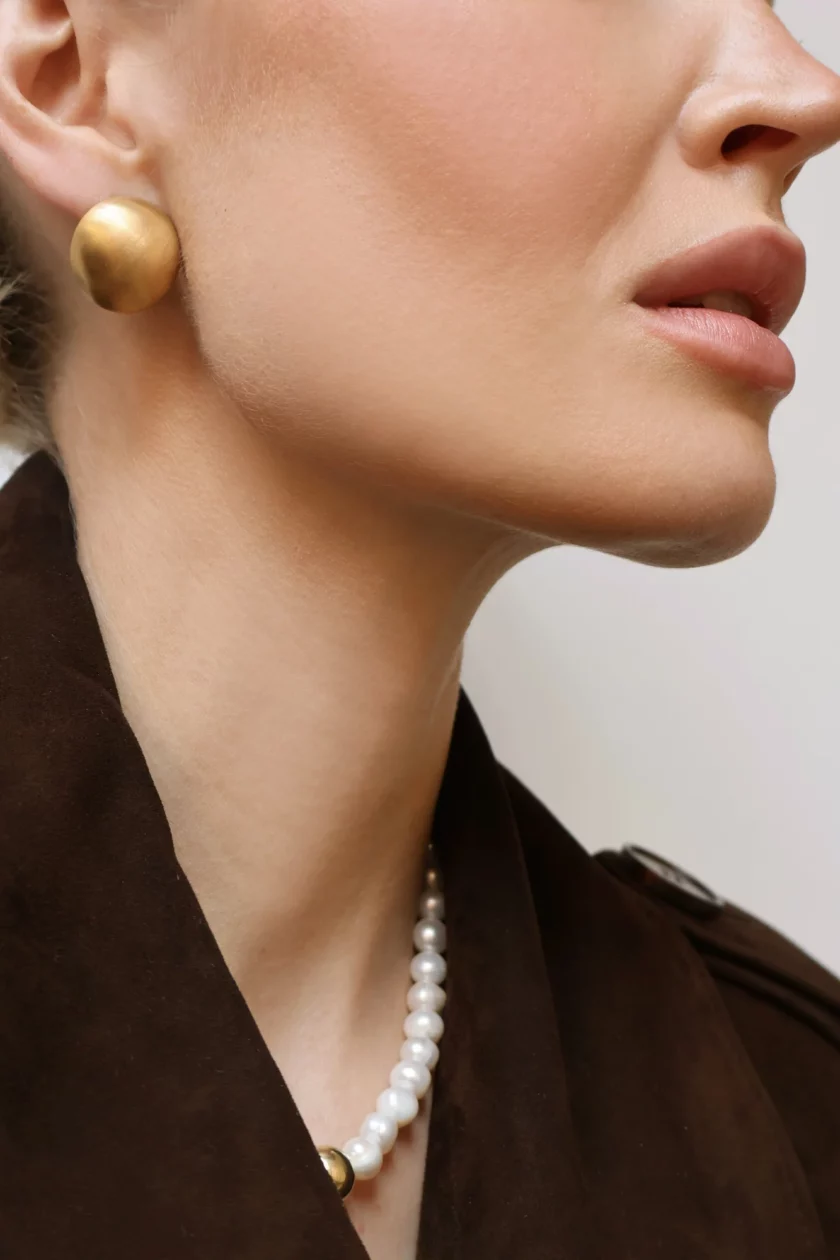Tilda Earrings Gold - obrazek 3