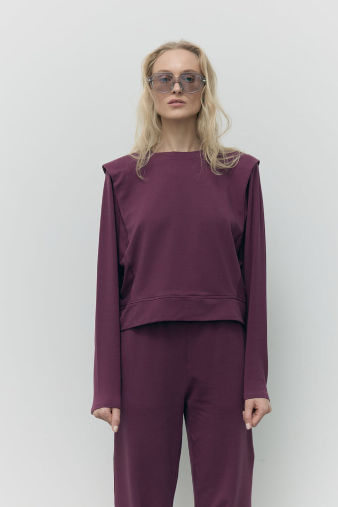 Spodnie Dresowe Sexy Joggers Mauve Wine