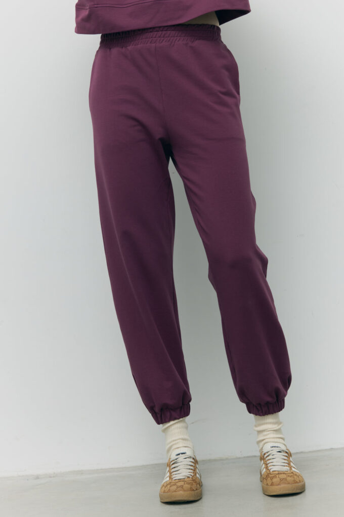 Spodnie Dresowe Sexy Joggers Mauve Wine