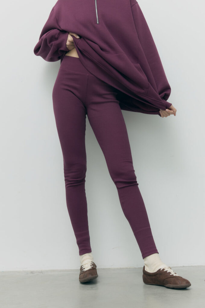Legginsy Cheer Mauve Wine
