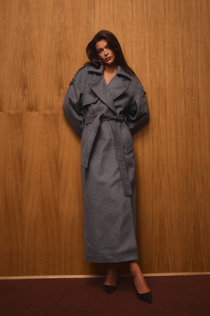 Colette Coat Gray