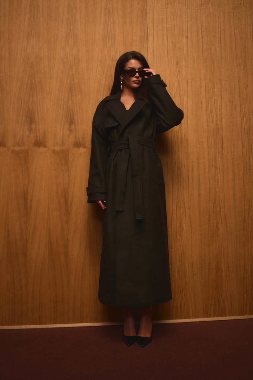 Colette Coat Olive - obrazek 6