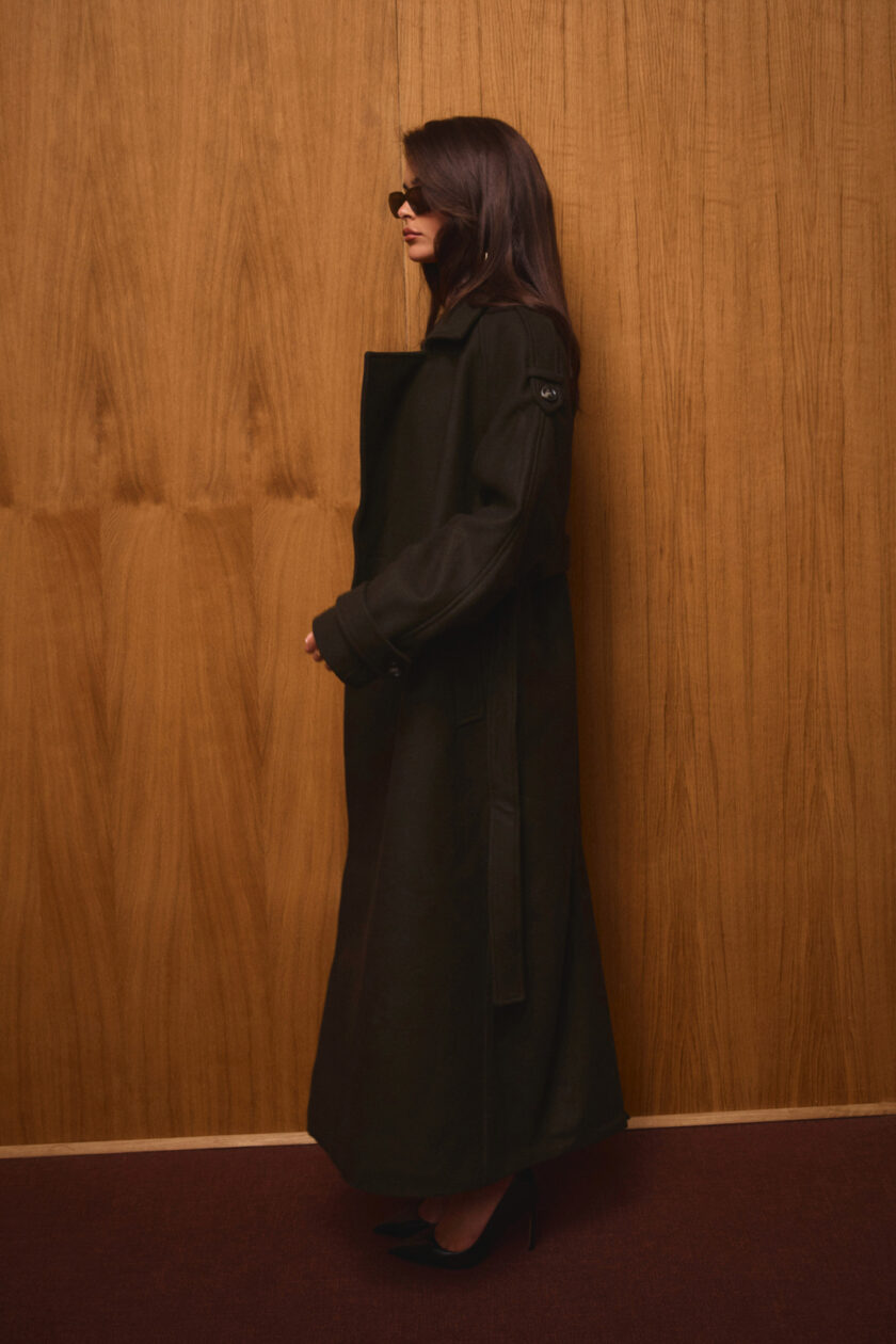 Colette Coat Olive - obrazek 3