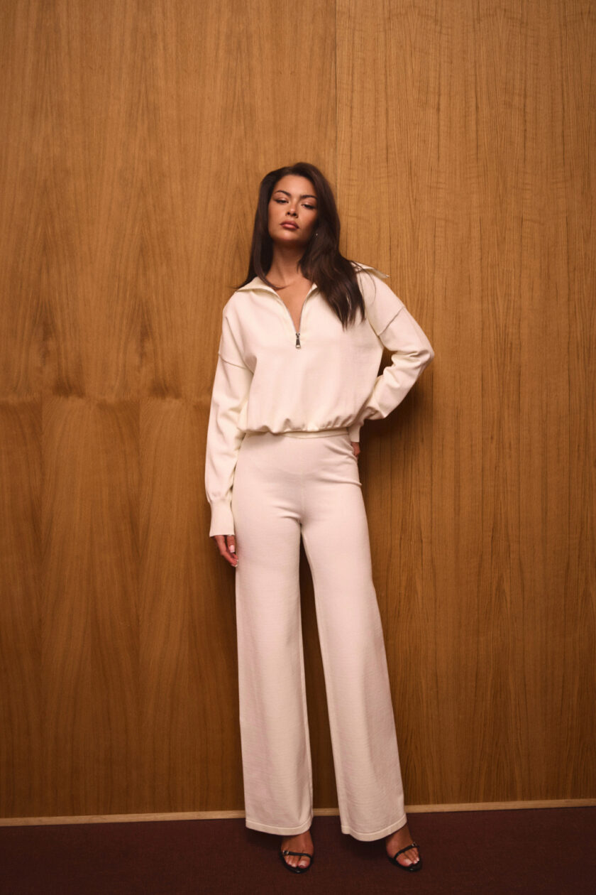 Ivy Zip Blanc - obrazek 2