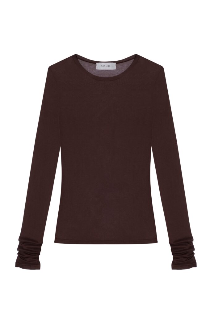 Longsleeve Sheer Brown