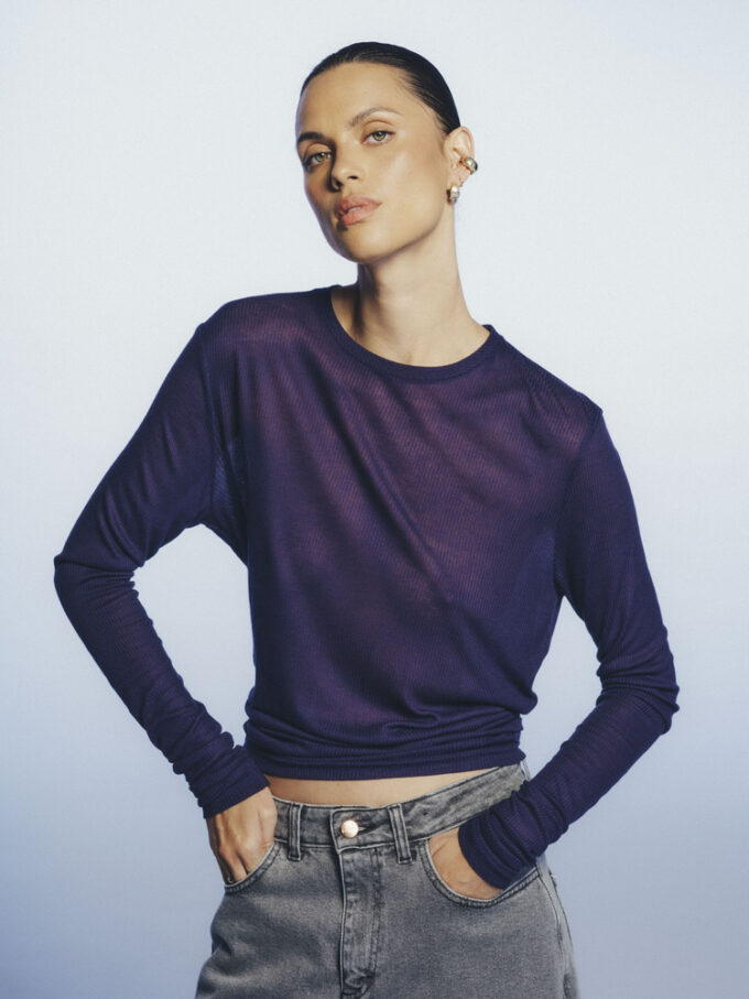 Longsleeve Free Navy