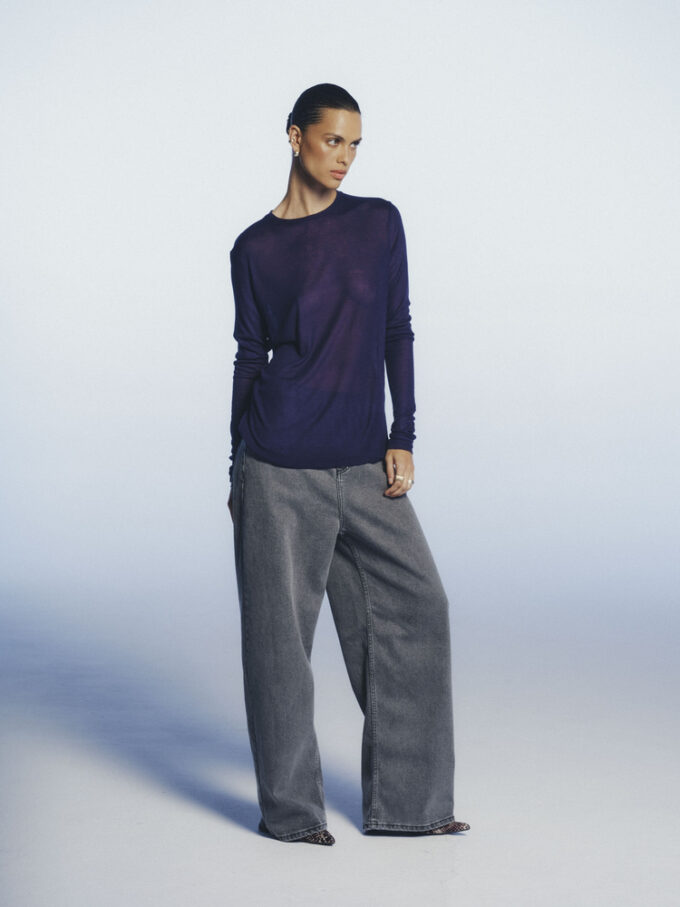 Longsleeve Free Navy