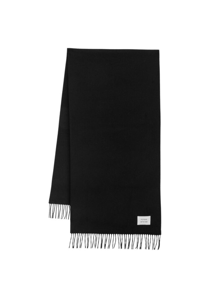 Cody Black Cashmere Scarf