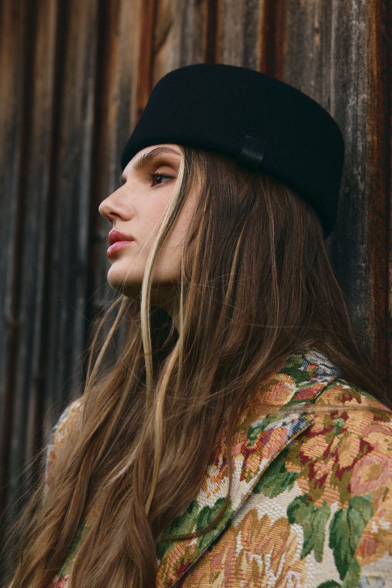 Nero Pillbox Hat - obrazek 2