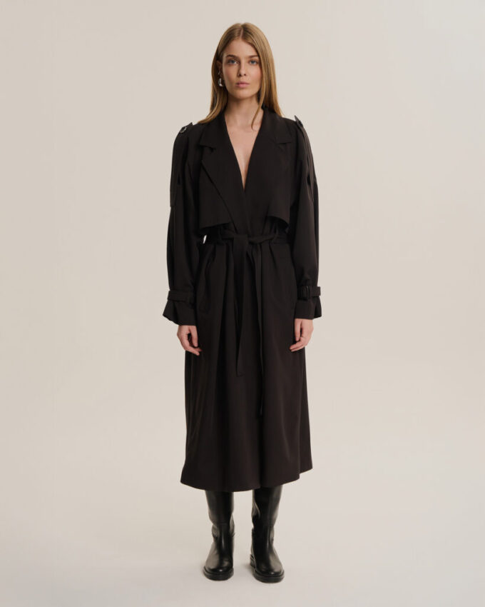 Płaszcz Paul Dark Chocolate Wool