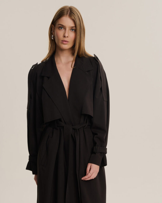 Płaszcz Paul Dark Chocolate Wool