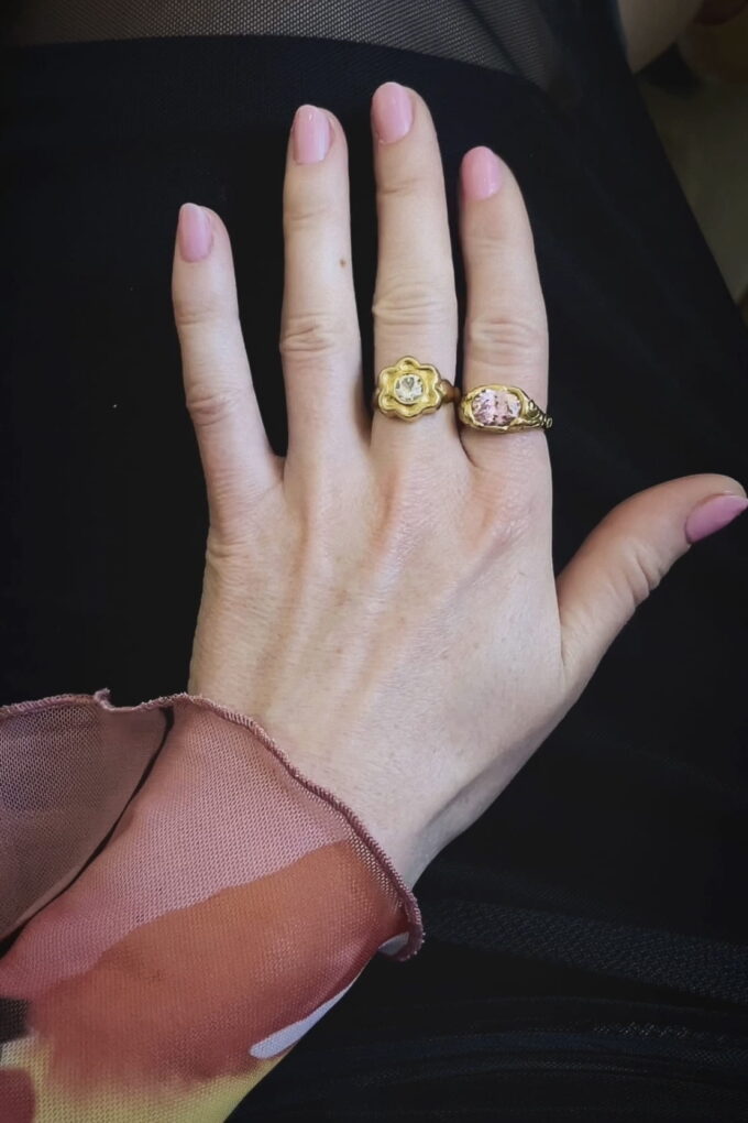 Pierścionek Srebrny Xanadu Lavender Dream