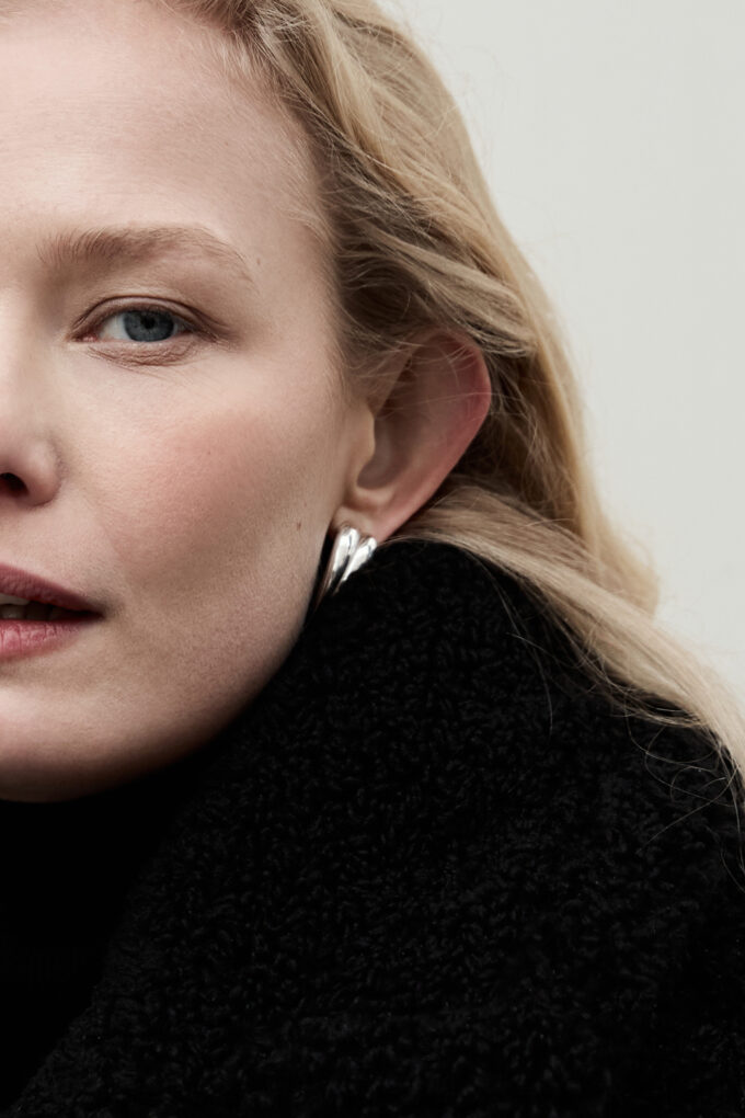 Kolczyki Venus Large Silver