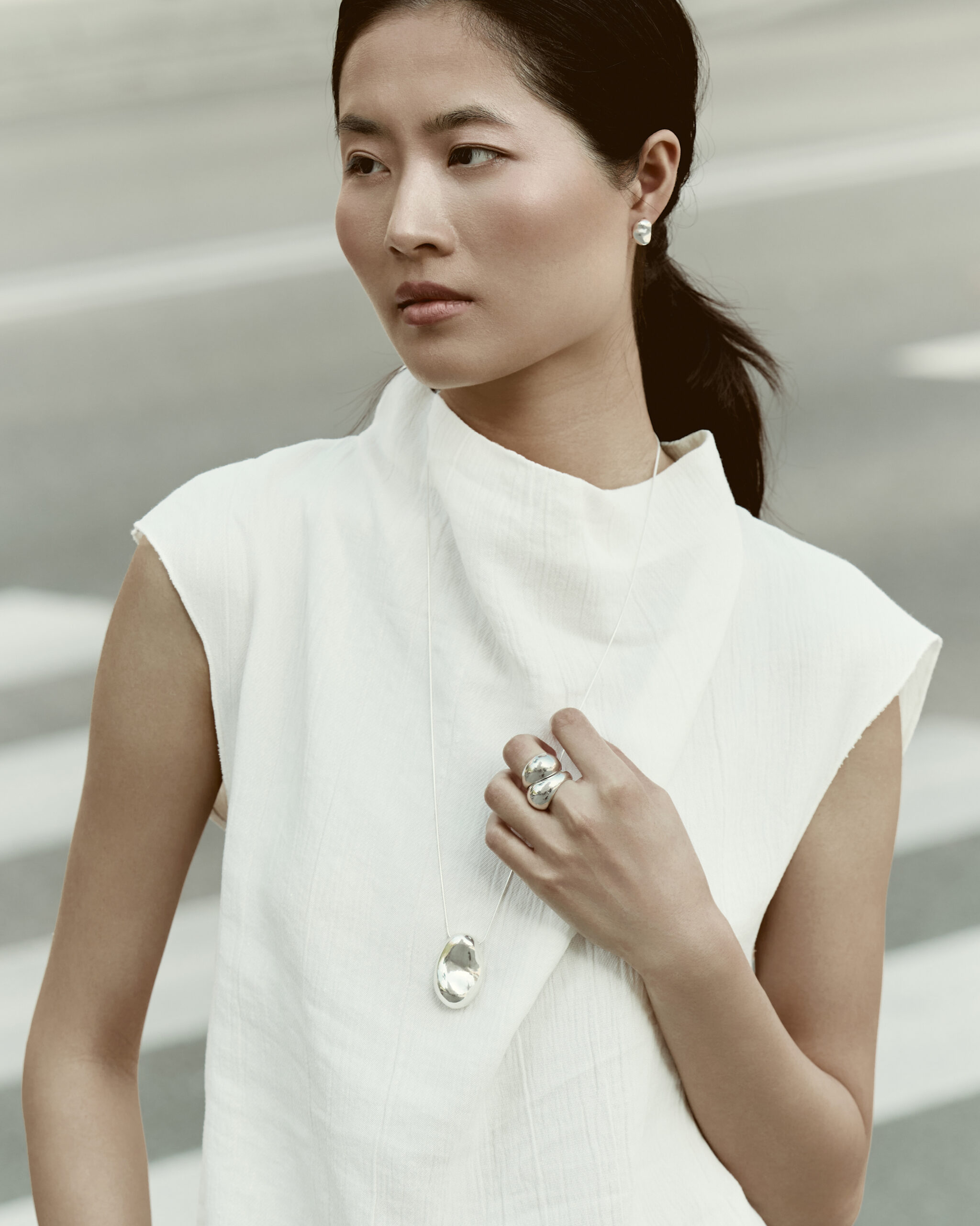 Kolczyki Hydra Small Silver - obrazek 5