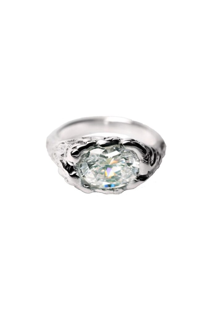 Pierścionek srebrny Xanadu Snow White