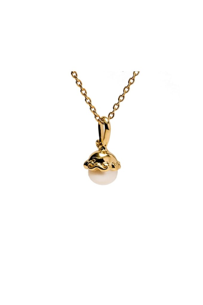 Zawieszka Palais z Perłą Złota
