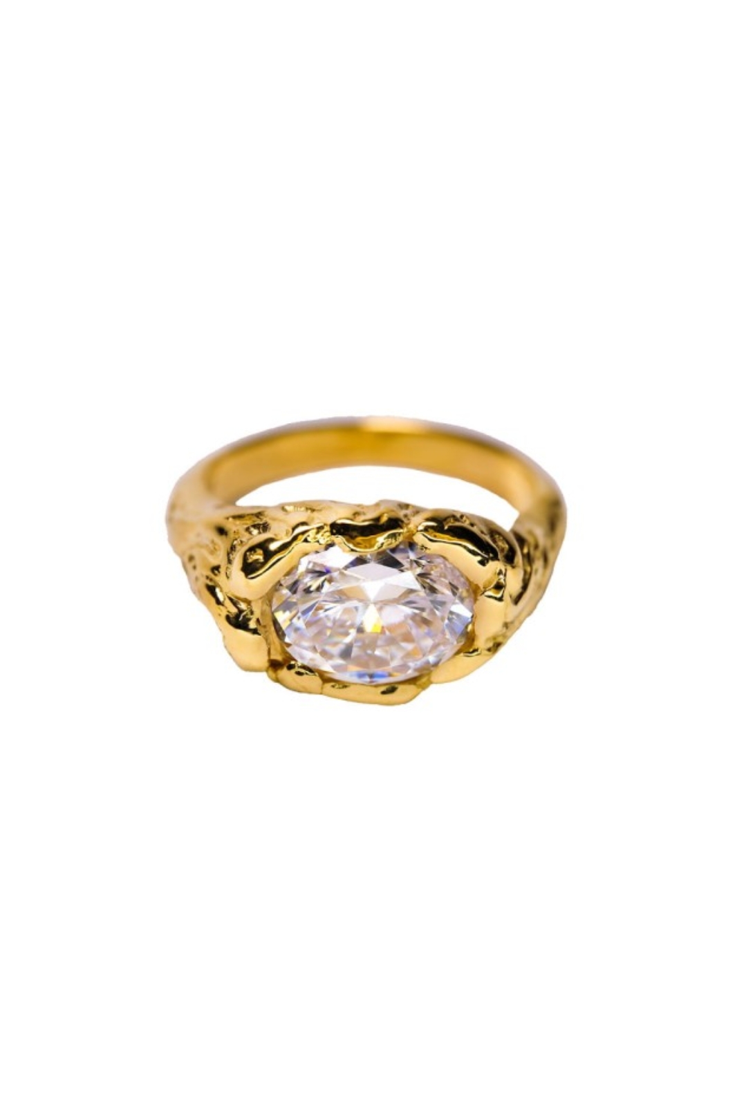 Pierścionek Złocony Xanadu Snow White
