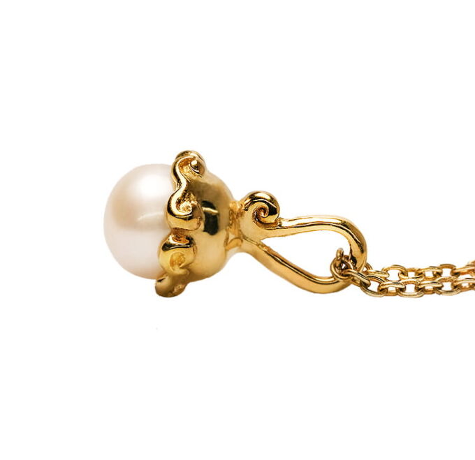 Zawieszka Palais z Perłą Złota