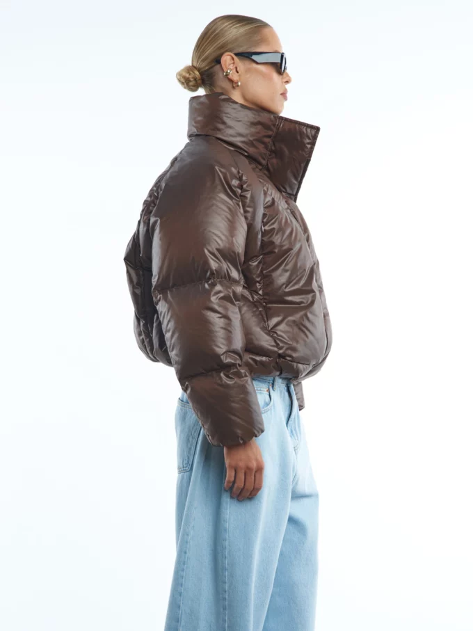 Kurtka Puchowa Nord Brown