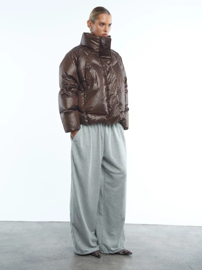 Kurtka Puchowa Nord Brown