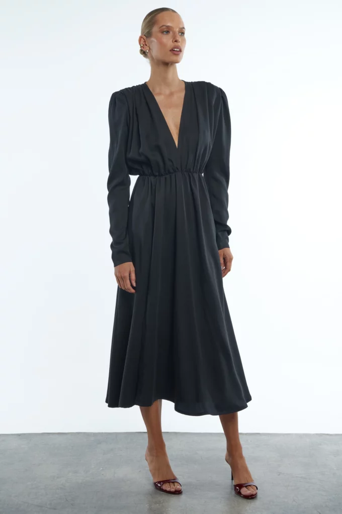 Sukienka Dahlia Satin Black