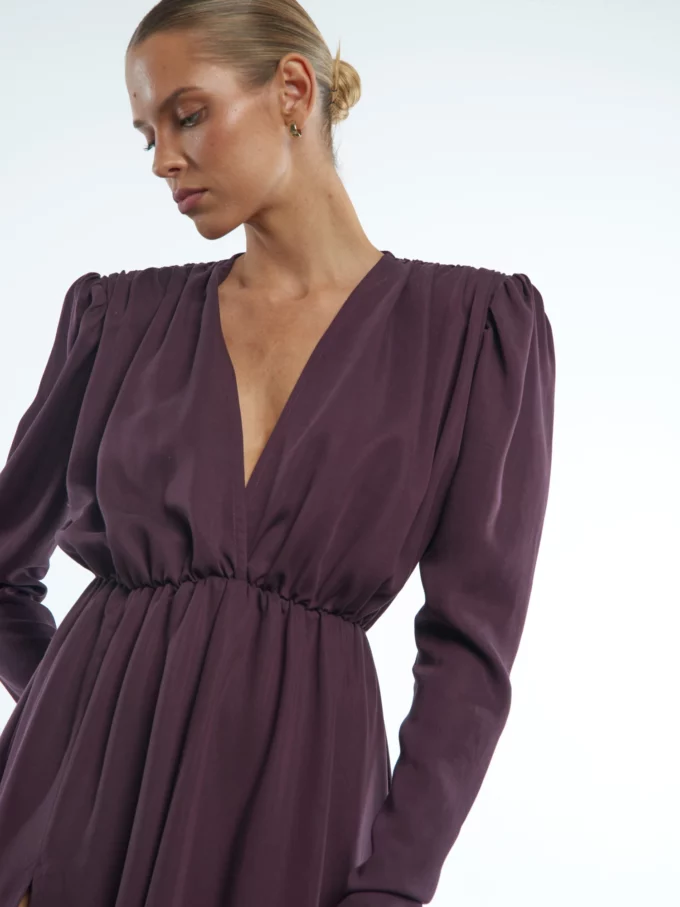 Sukienka Dahlia Satin Burgundy