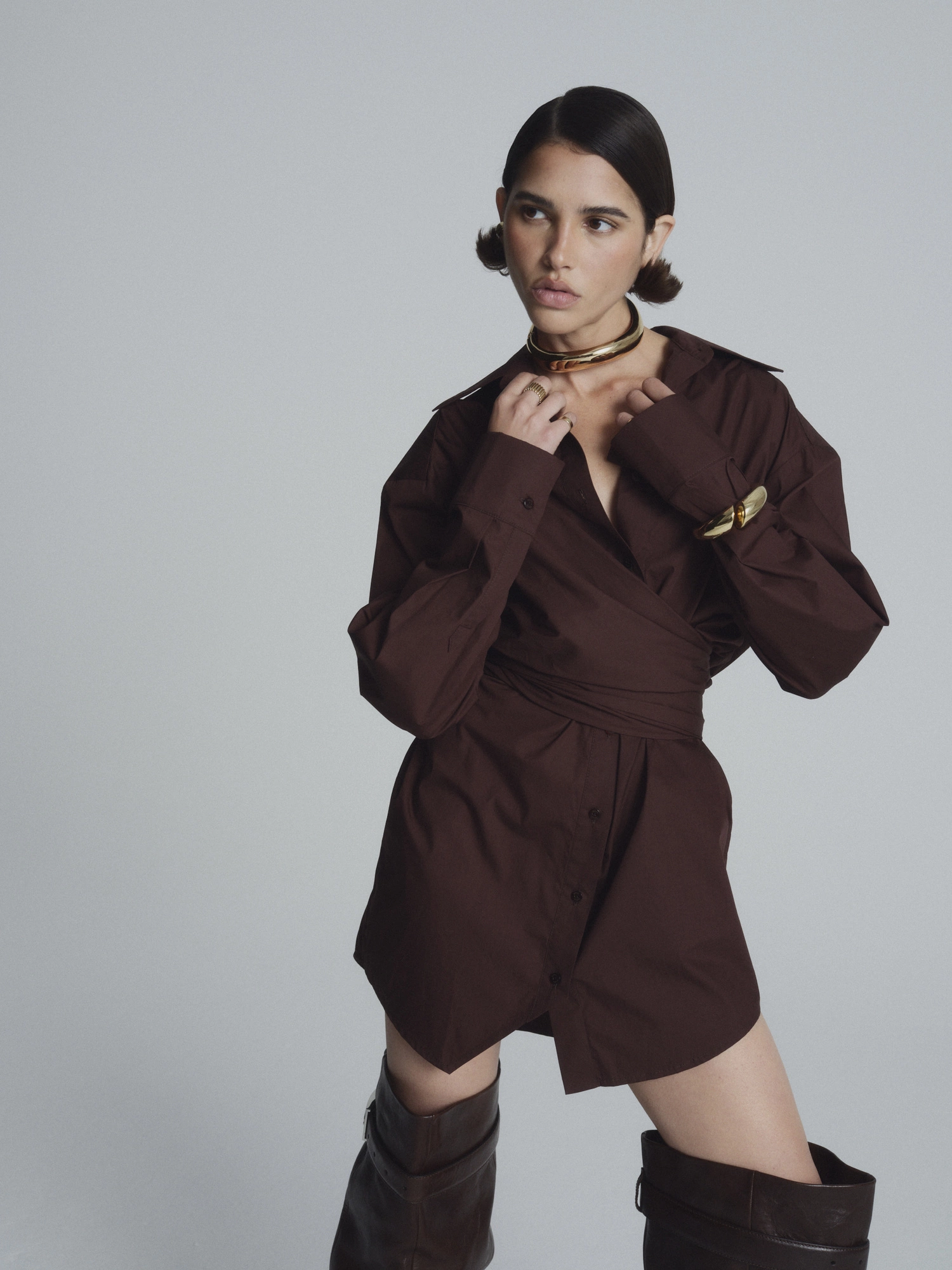 Sukienka Reeve Brown - obrazek 3